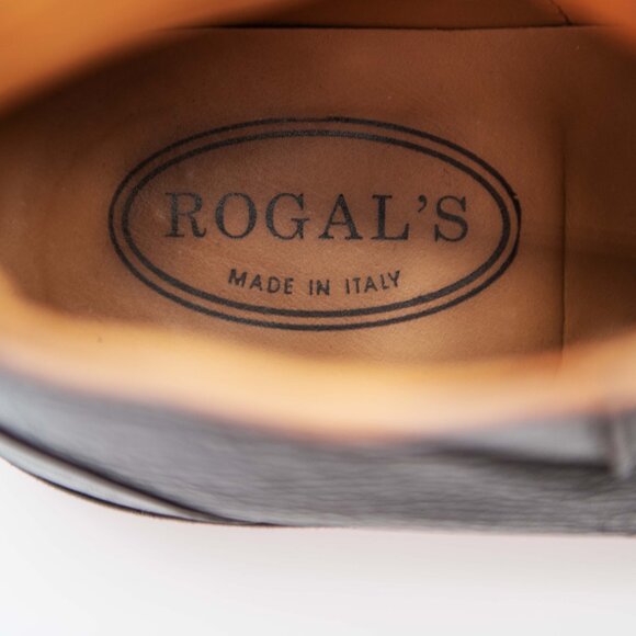 Rogal's Made In Italy Leather Ankle Boots / Dark Brown / Men's 9US - Picture 7 of 8